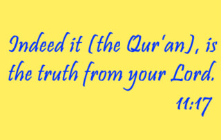 Qur'an talks about Qur'an